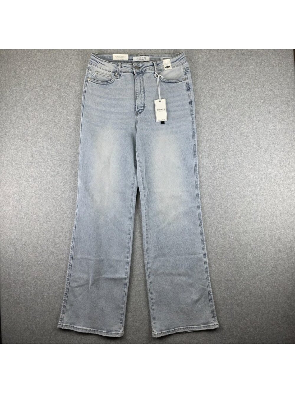 Judy Blue Jeans Womens 13/31 High Waist Straight Leg Light Wash Stretch NWT